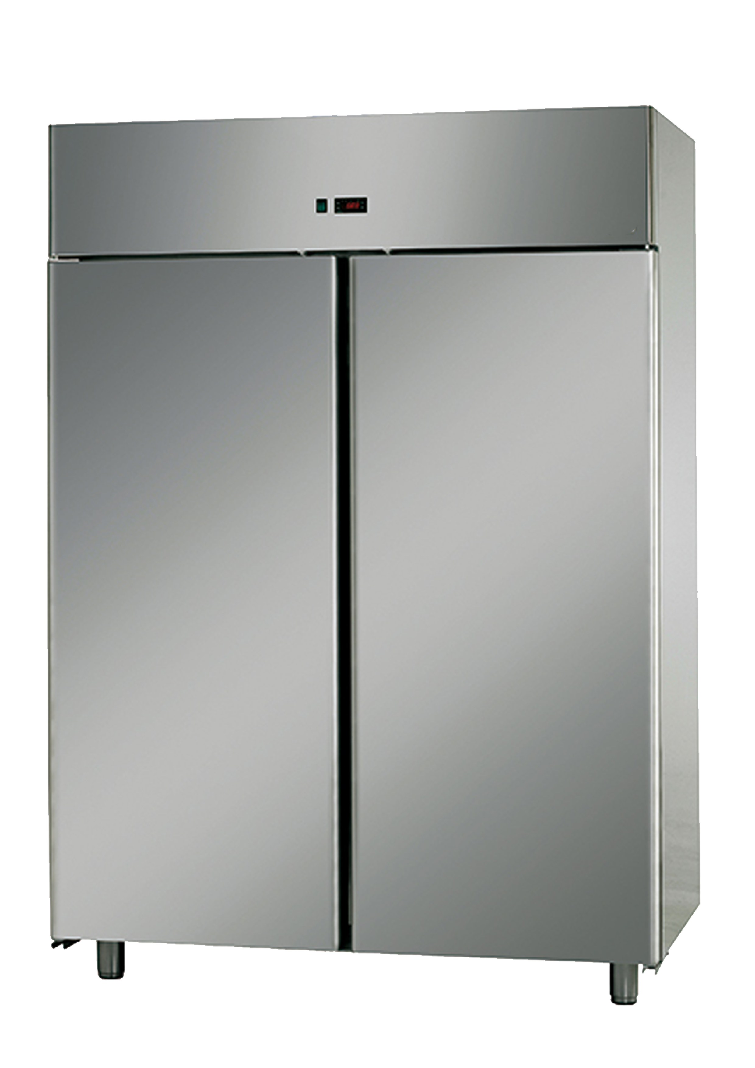 ARMOIRE RÉFRIGÉRÉE INOX 2 PORTES FROID NÉGATIF